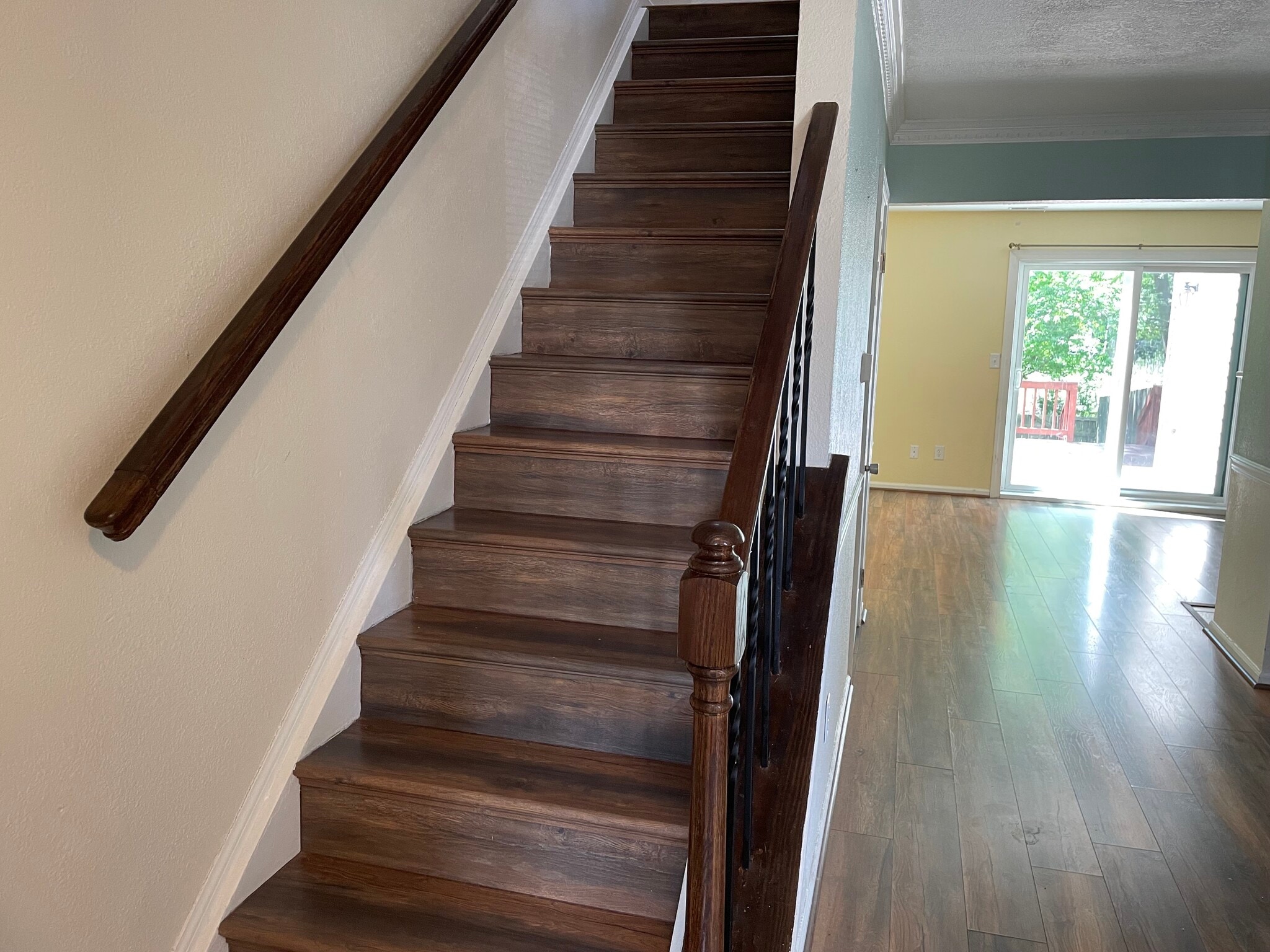 Stairs looking up - 662 Biltmore Dr