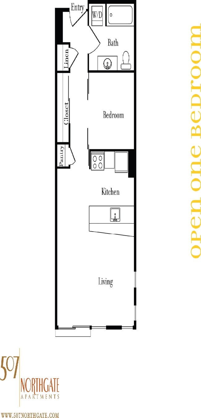 Open One Bedroom - 507 Northgate