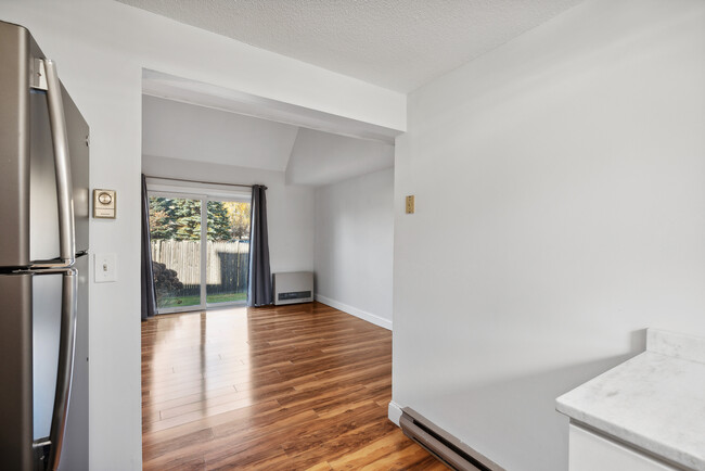 kitchen looking into living room/patio - 139 Broadway