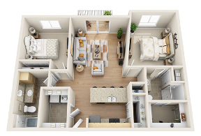 Floorplan - Sonata Apartments