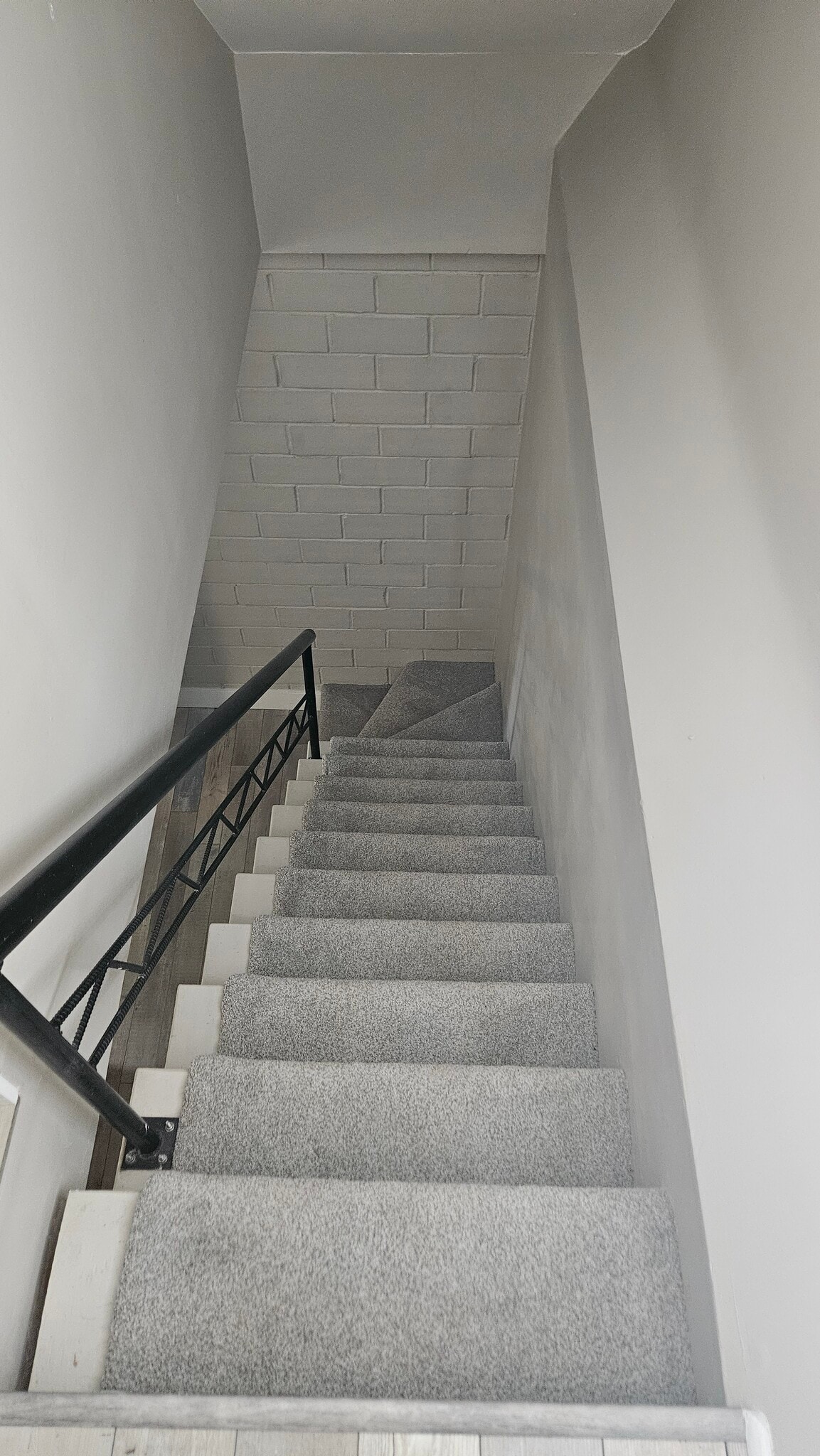 Stairs to main floor - 2238 Newton St