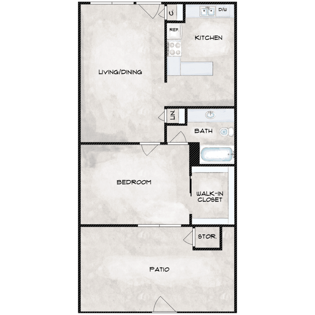 Floorplan - Riverwood Apartments