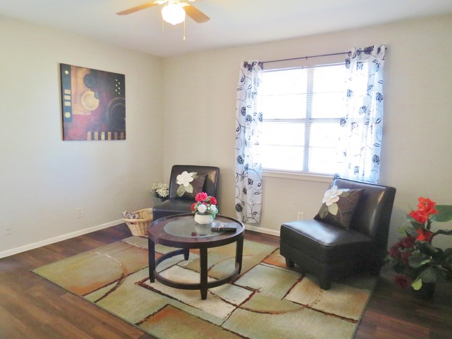 Living Room A - River City Garden Apartments