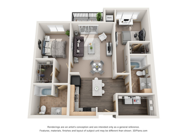 Floorplan - Sundance Apartments