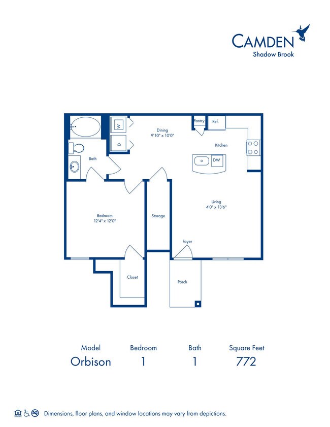Floorplan - Camden Shadow Brook