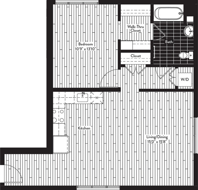 A06 One Bedroom - Blossom Plaza