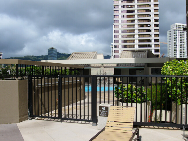 Pool area - 1778 Ala Moana Blvd