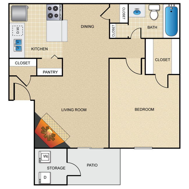 Floorplan - Avistar On The Blvd