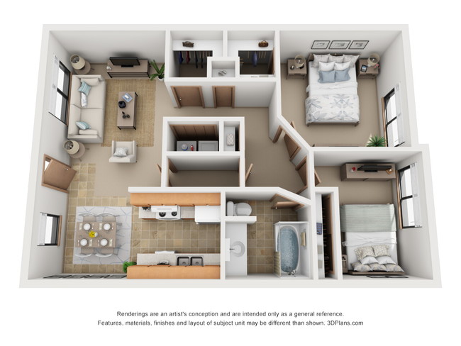 Floorplan - Jordan Creek and Mills