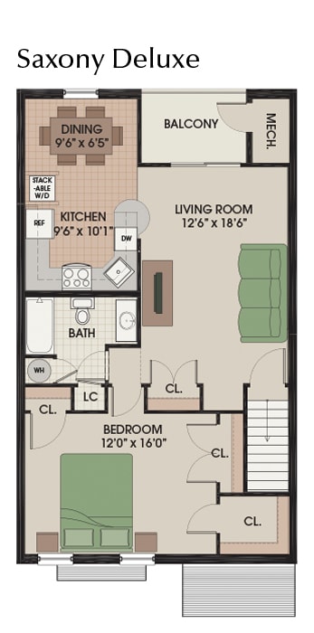 Floorplan - Chaddwell Apartments