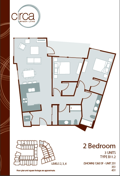 Floorplan - Circa Green Lake Apartments