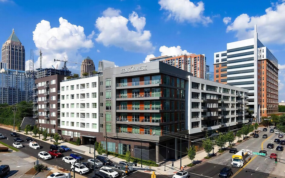 View of Apartment Complex Against Skyline - Tens on West