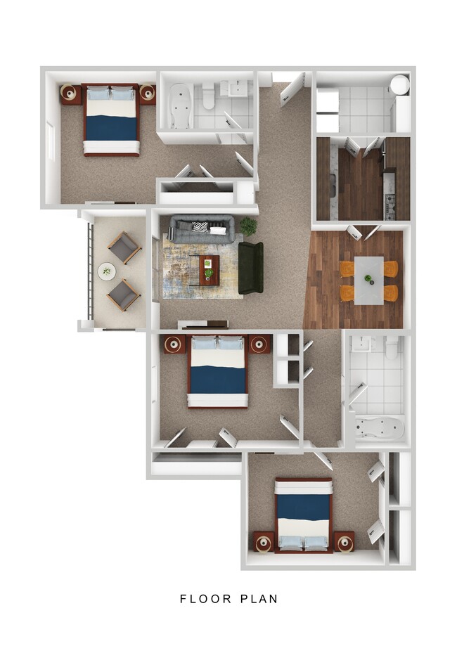 Floorplan - Audubon Village Apartments