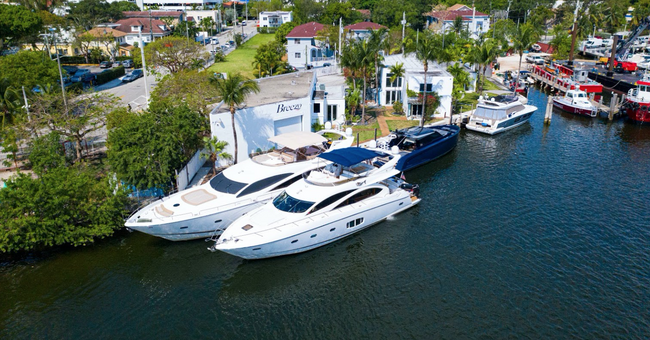 View of the property from the Miami River - 126 NW S River Dr