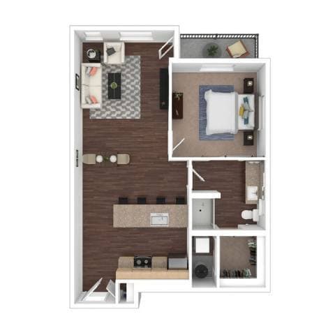 Floorplan - B Street Lohi Apartments