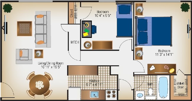 2BR/1BA - Midtown at Coppin Heights