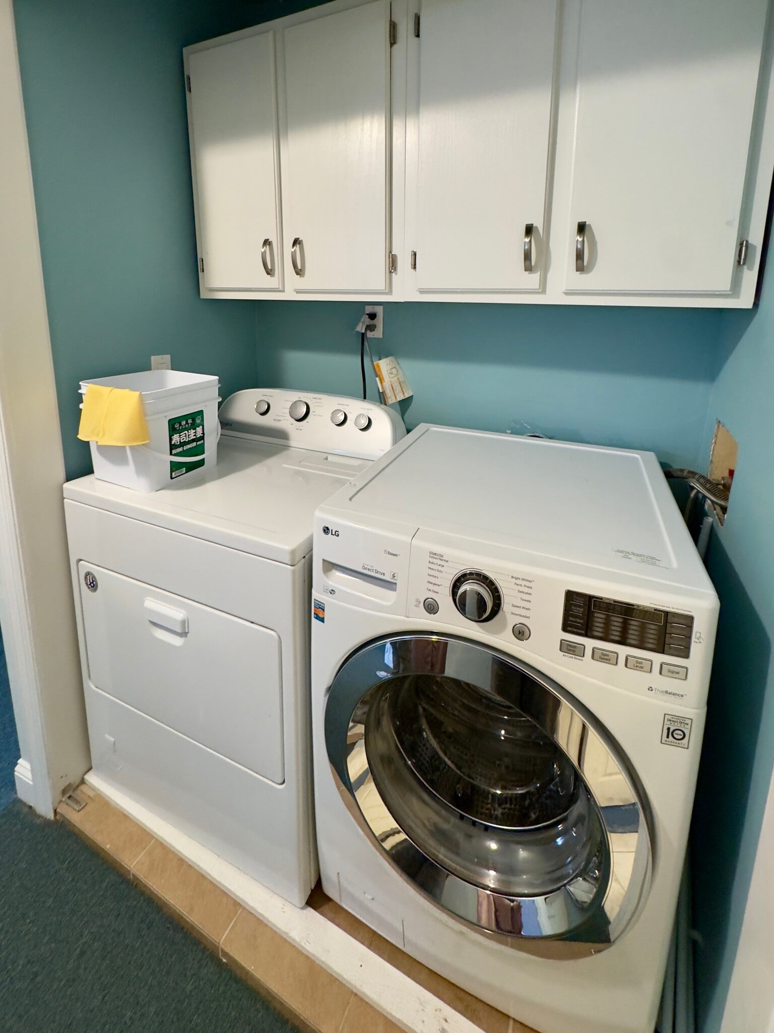 Upstairs hallway laundry - 2 Belmont
