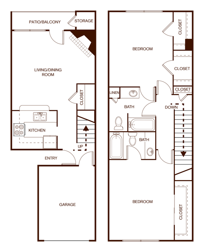 Floorplan - Oaks of Arlington