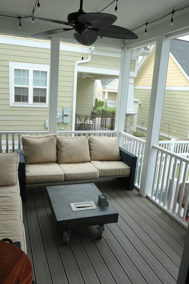 Another view of the screened in porch. - 681 Fielding Run Dr