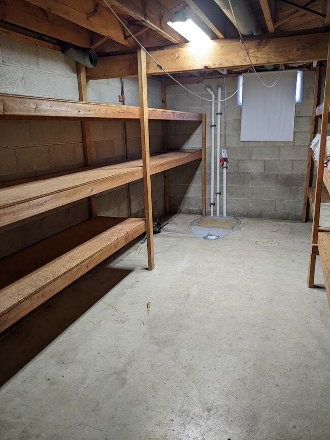 Basement clean, ample storage - 1012 3rd St