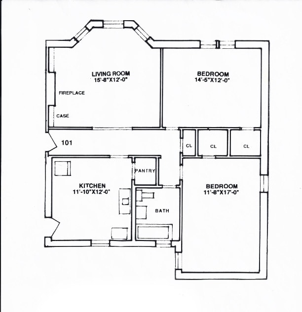 Floorplan - 1544-50 N. LaSalle Blvd.