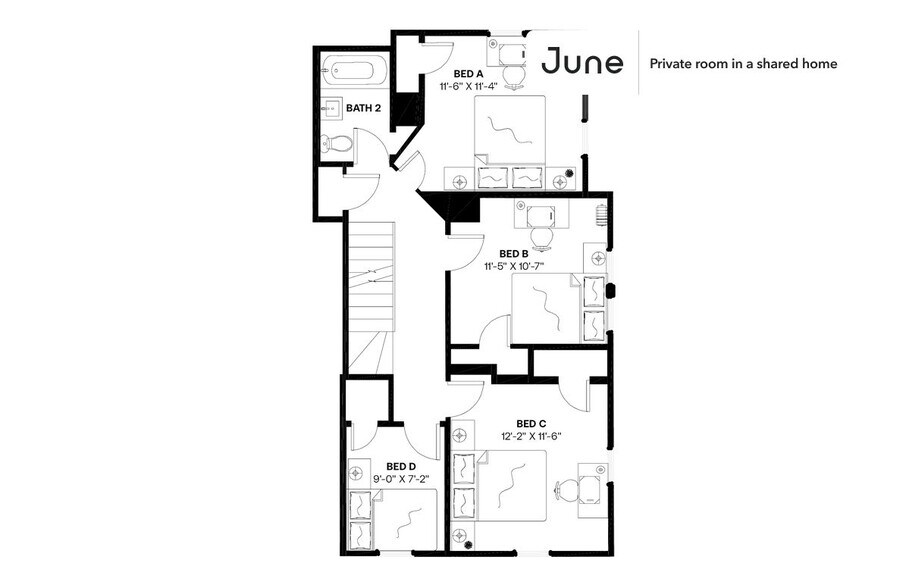 Building Photo - Room in Shared 6 bed/2 bath home