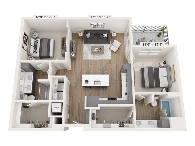 Floorplan - Lakeshore Pearl 2