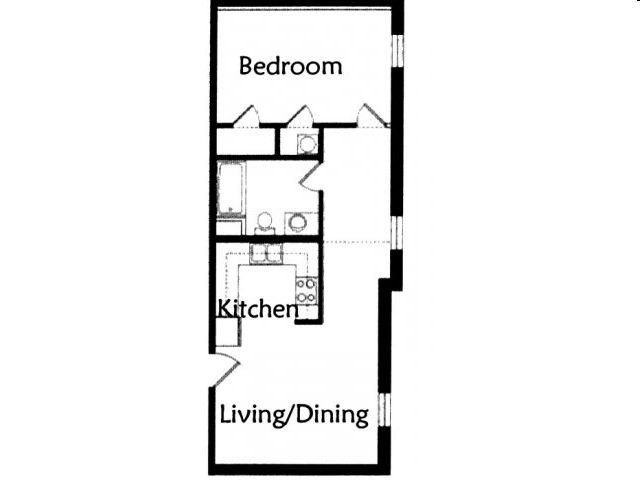 1BR/1BA - Chatham Woods Senior Apartments 55+