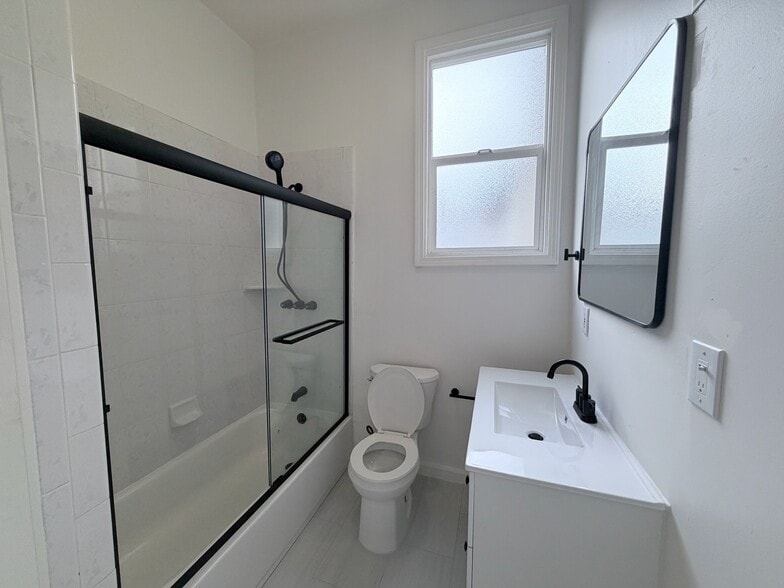Newly renovated bathroom - all new fixtures and appliances - 1330 Alabama St