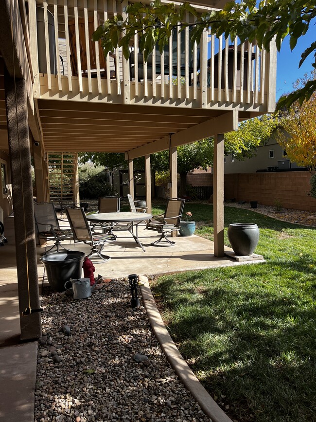 Back patio - 2320 E 2540 S