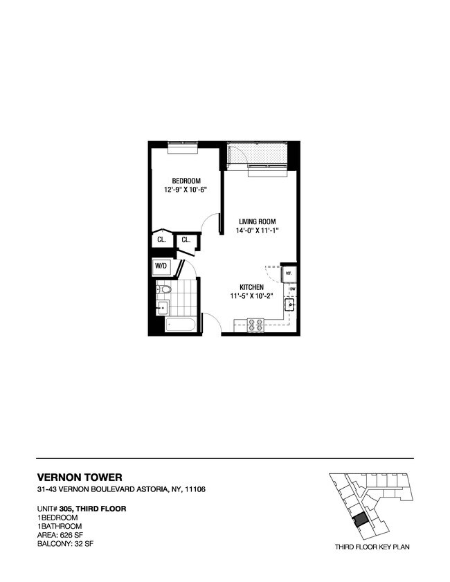 Floorplan - Vernon Tower