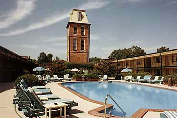 Saltwater pool and historic tower - 807 W Trinity Ave