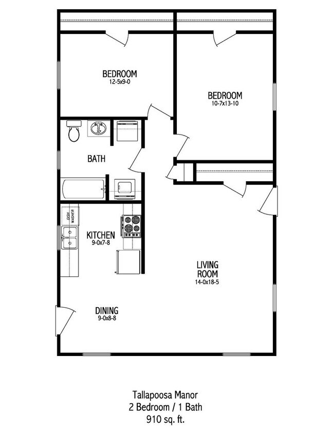 Building Photo - 2 BD 1 BA Single Floor Apartment in Tallapoosa-Close to I-20