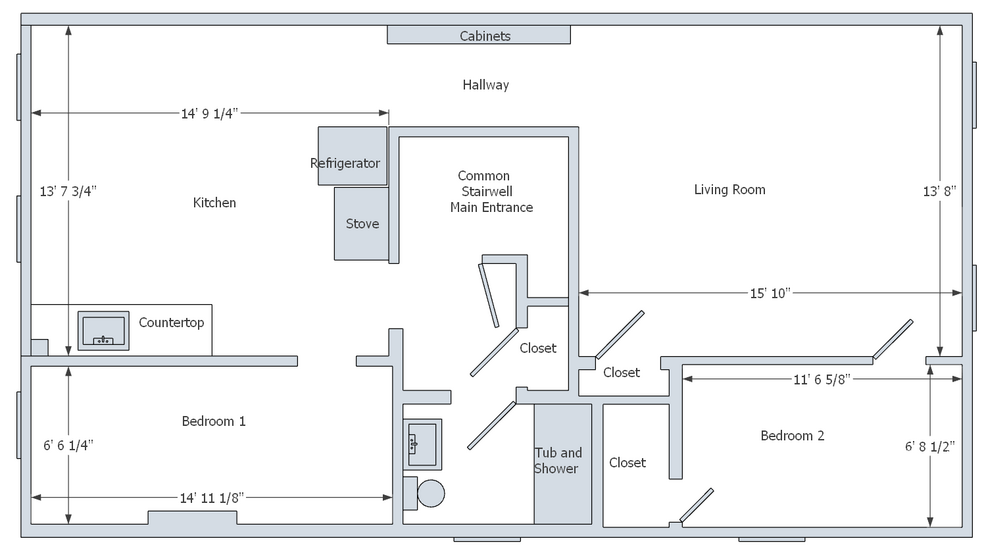 Floor plan - 204 Wooster St
