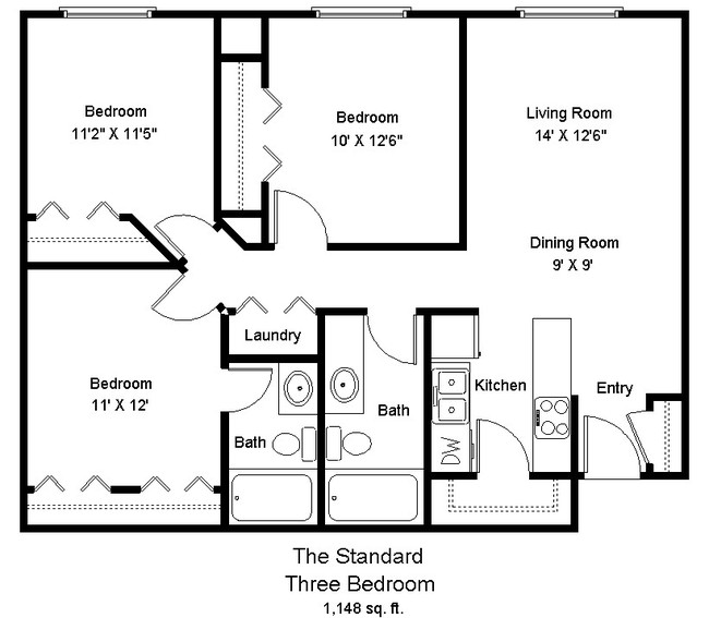 Floorplan - The Villages of Essex Park*