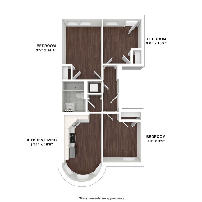 Floorplan - Clearway Apartments