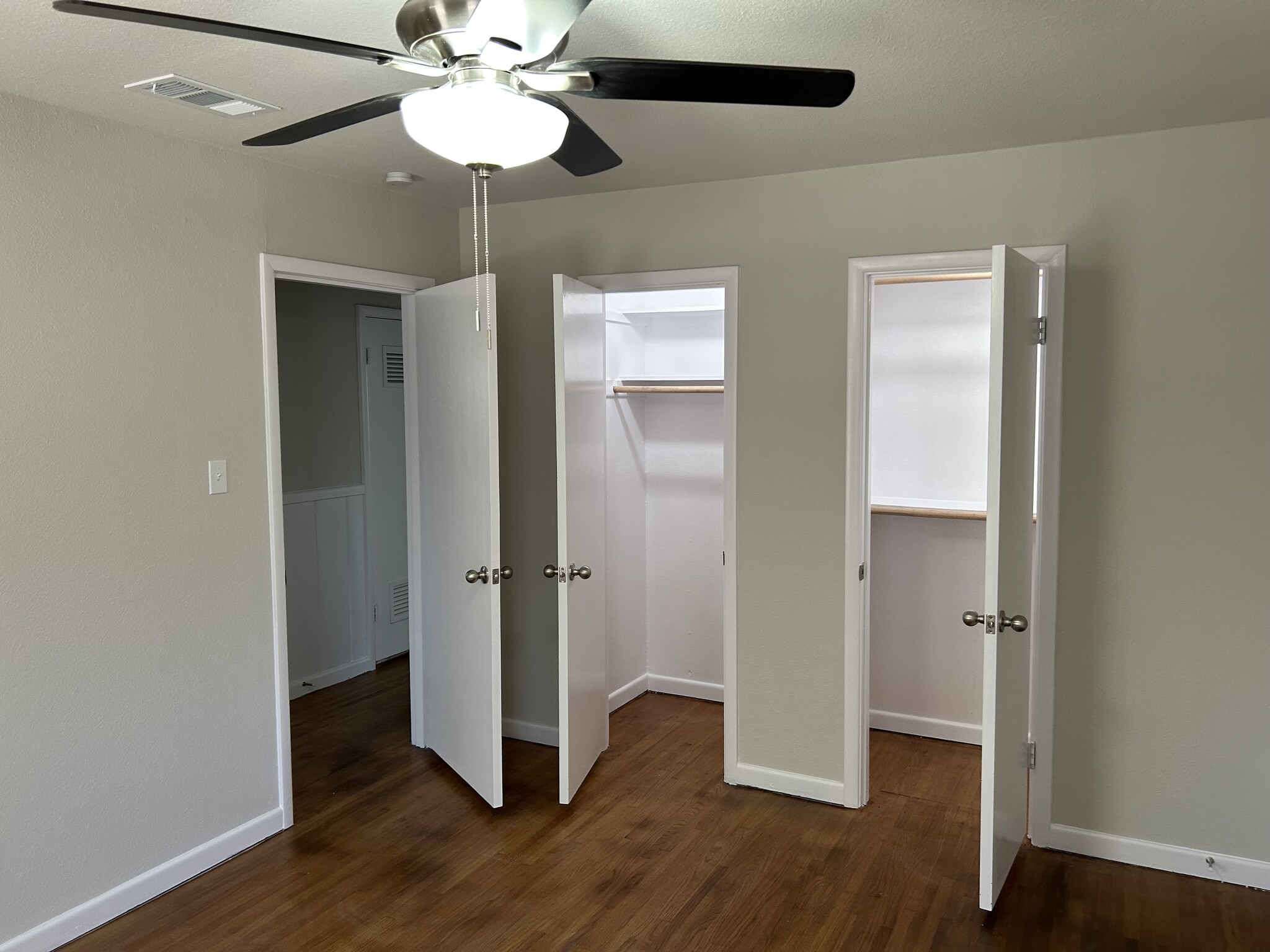 Original Master Closets and view into hallway - 3404 Martin Lydon Ave