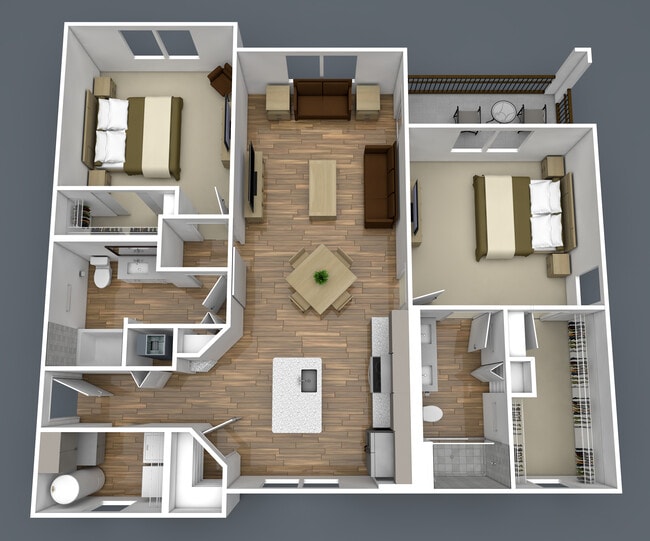 Floorplan - Centre Pointe Apartments