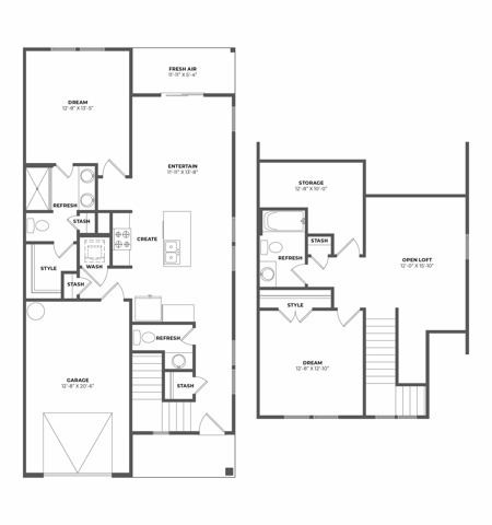 Cora 2D Floorplan Image - ABODE Carolina Forest