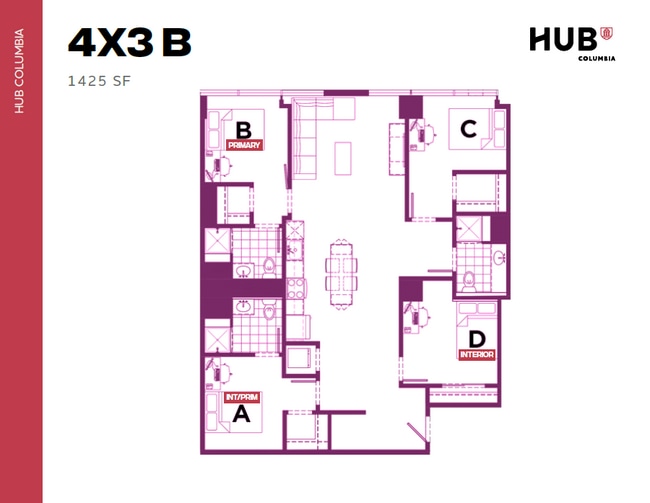 4x3 B - Hub Columbia