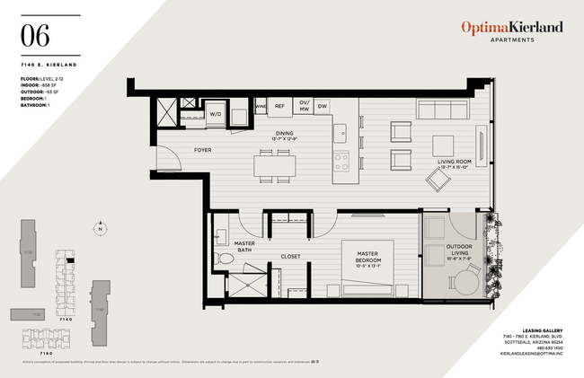 Floorplan - Optima Kierland Apartments