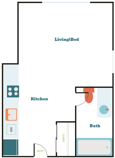 Floorplan - Tahoma Valley Apartments