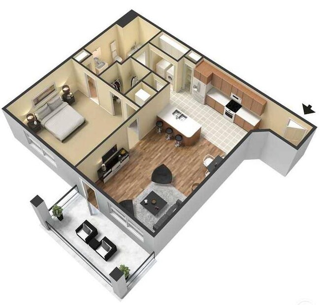 Floorplan - Meridian Park Apartments