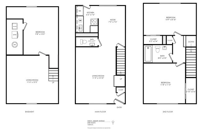 Floorplan - 5300 E Asbury Ave.