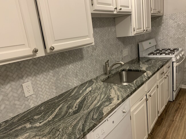 Kitchen counters and backsplash (appliances were replaced after this picture was taken) - 12709 Gordon Blvd