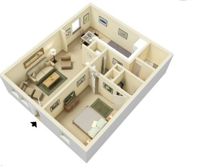 Floor plan 1x1 706.png - Watermill Apartments