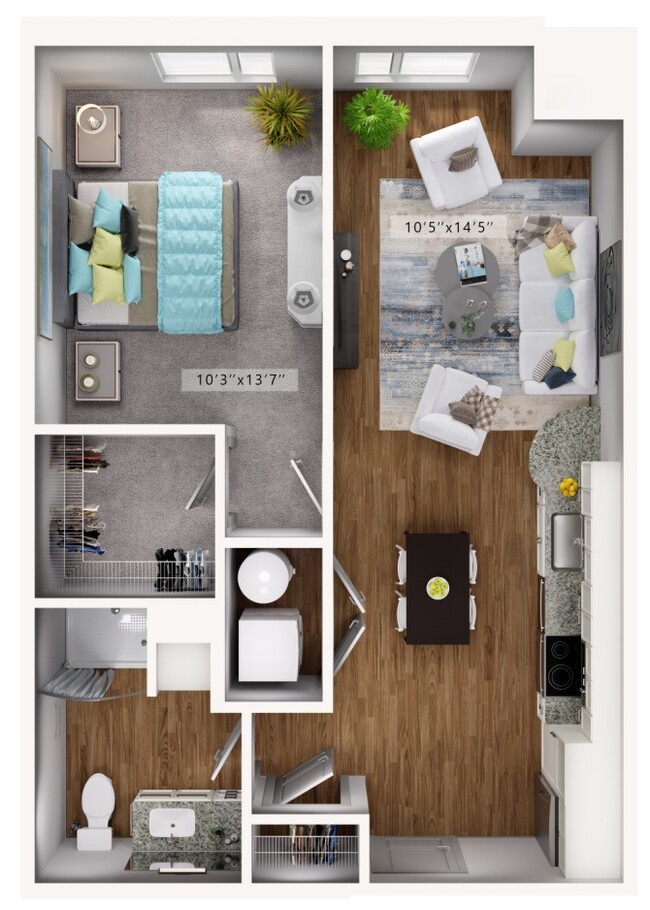 Floorplan - Ellipse Urban Apartments