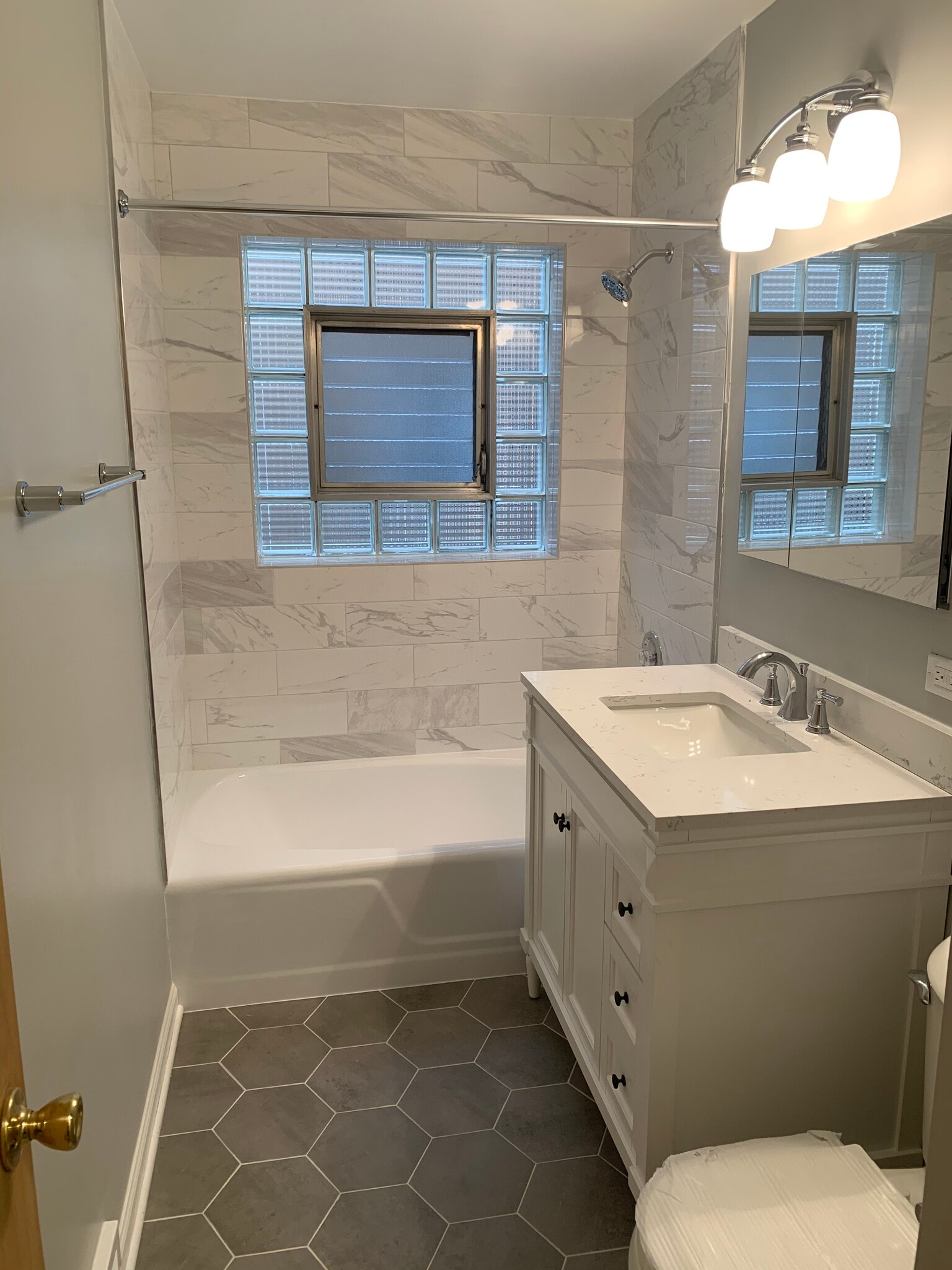 Newly remodeled bathroom - 5338 W Sunnyside Ave