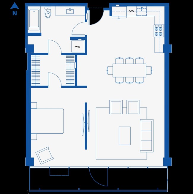 UNIT #711 - The Elysian Apartments