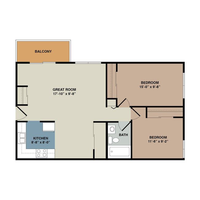 Floorplan - Southview Apartments